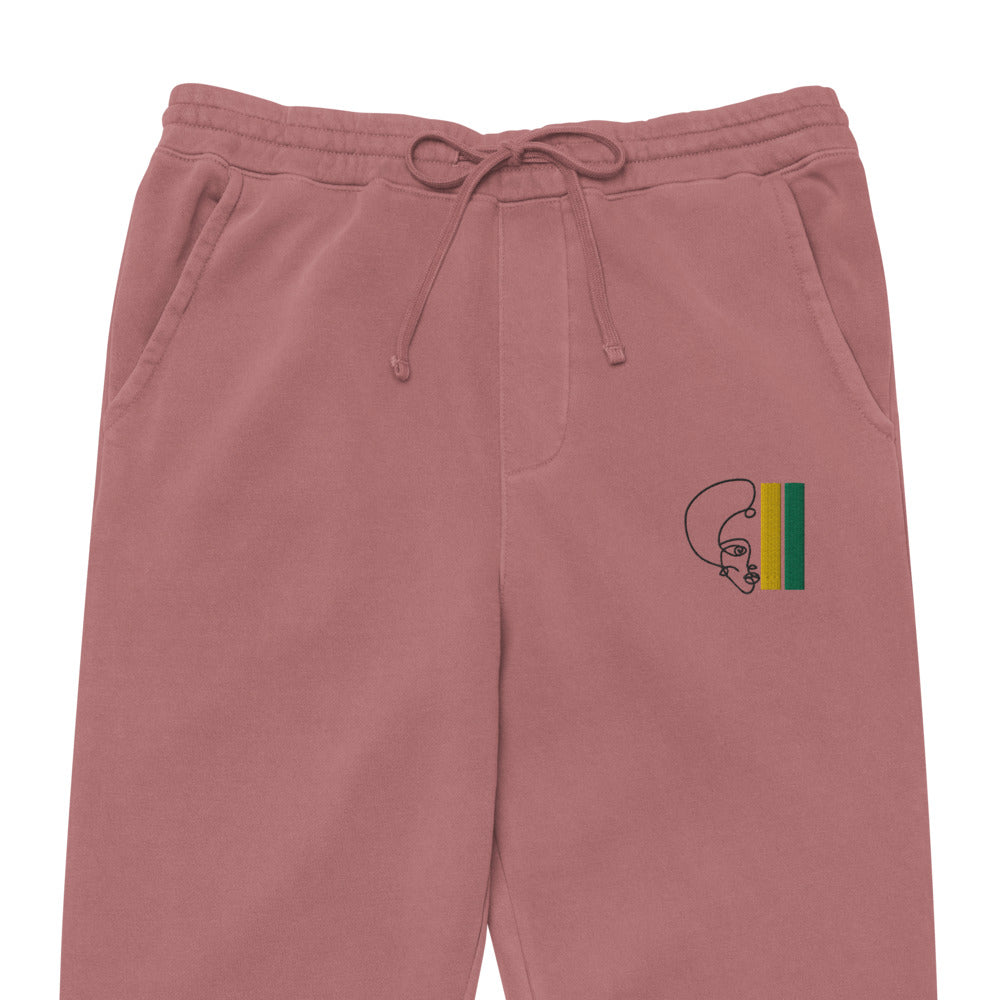 Habeshawwi Peace & Love Unisex pigment dyed sweatpants