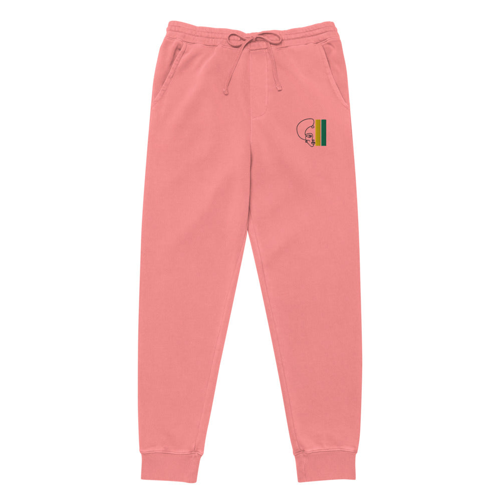 Habeshawwi Peace & Love Unisex pigment dyed sweatpants