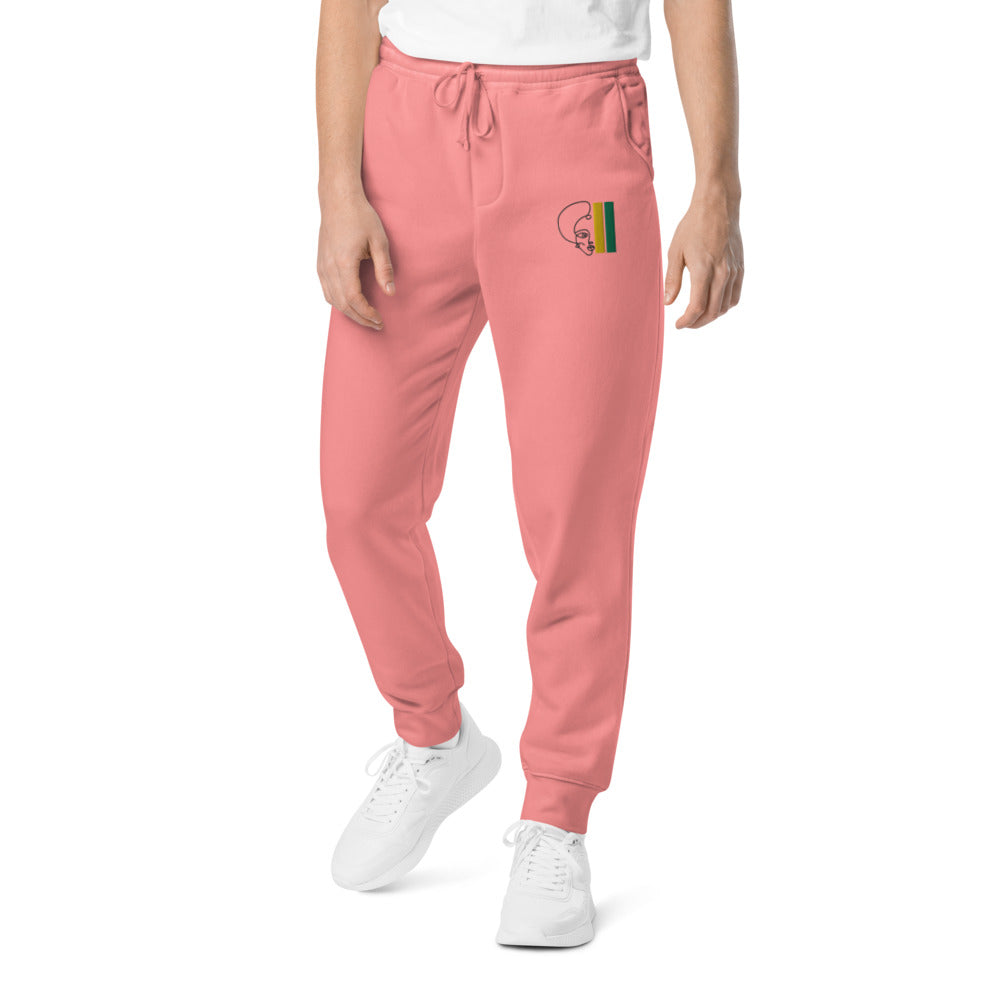 Habeshawwi Peace & Love Unisex pigment dyed sweatpants