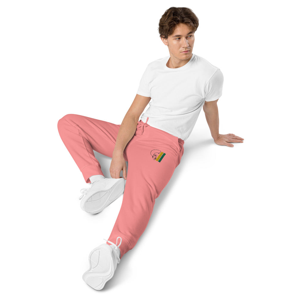 Habeshawwi Peace & Love Unisex pigment dyed sweatpants