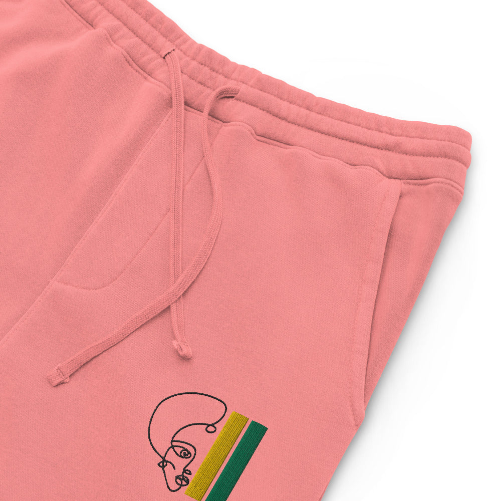 Habeshawwi Peace & Love Unisex pigment dyed sweatpants