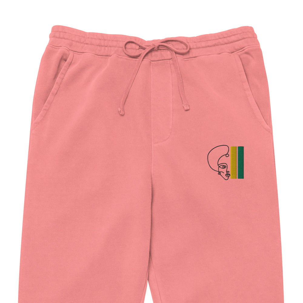 Habeshawwi Peace & Love Unisex pigment dyed sweatpants