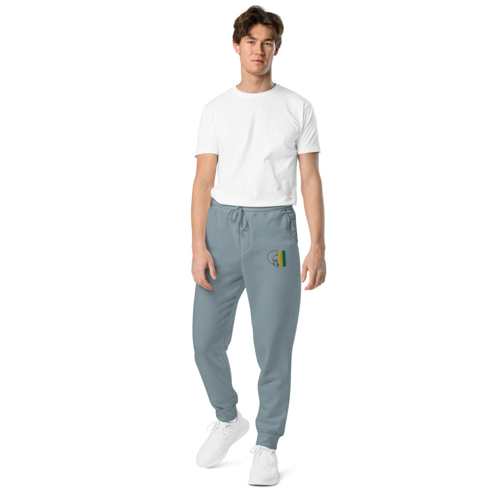 Habeshawwi Peace & Love Unisex pigment dyed sweatpants