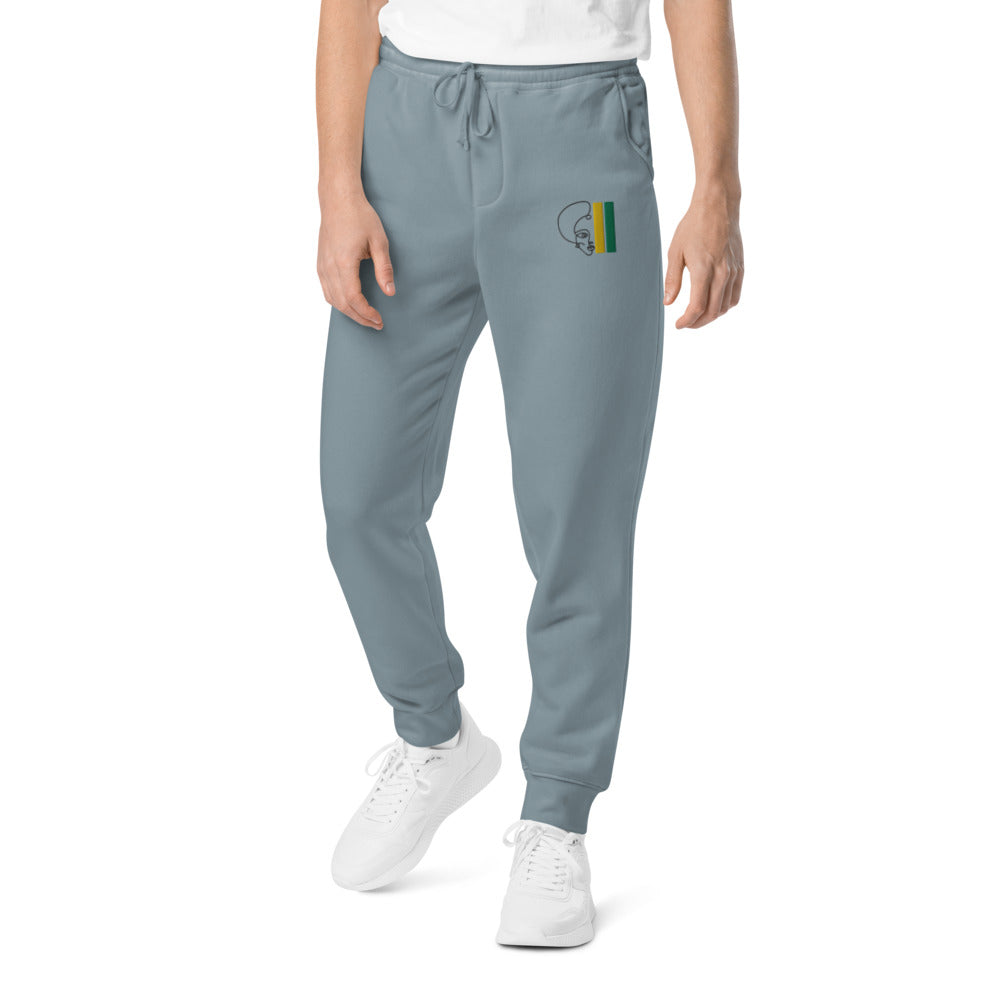 Habeshawwi Peace & Love Unisex pigment dyed sweatpants