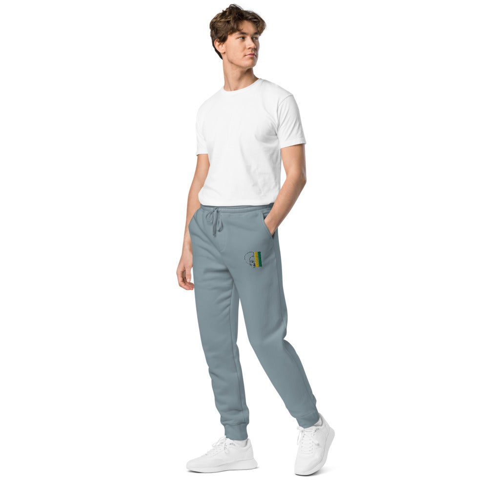 Habeshawwi Peace & Love Unisex pigment dyed sweatpants